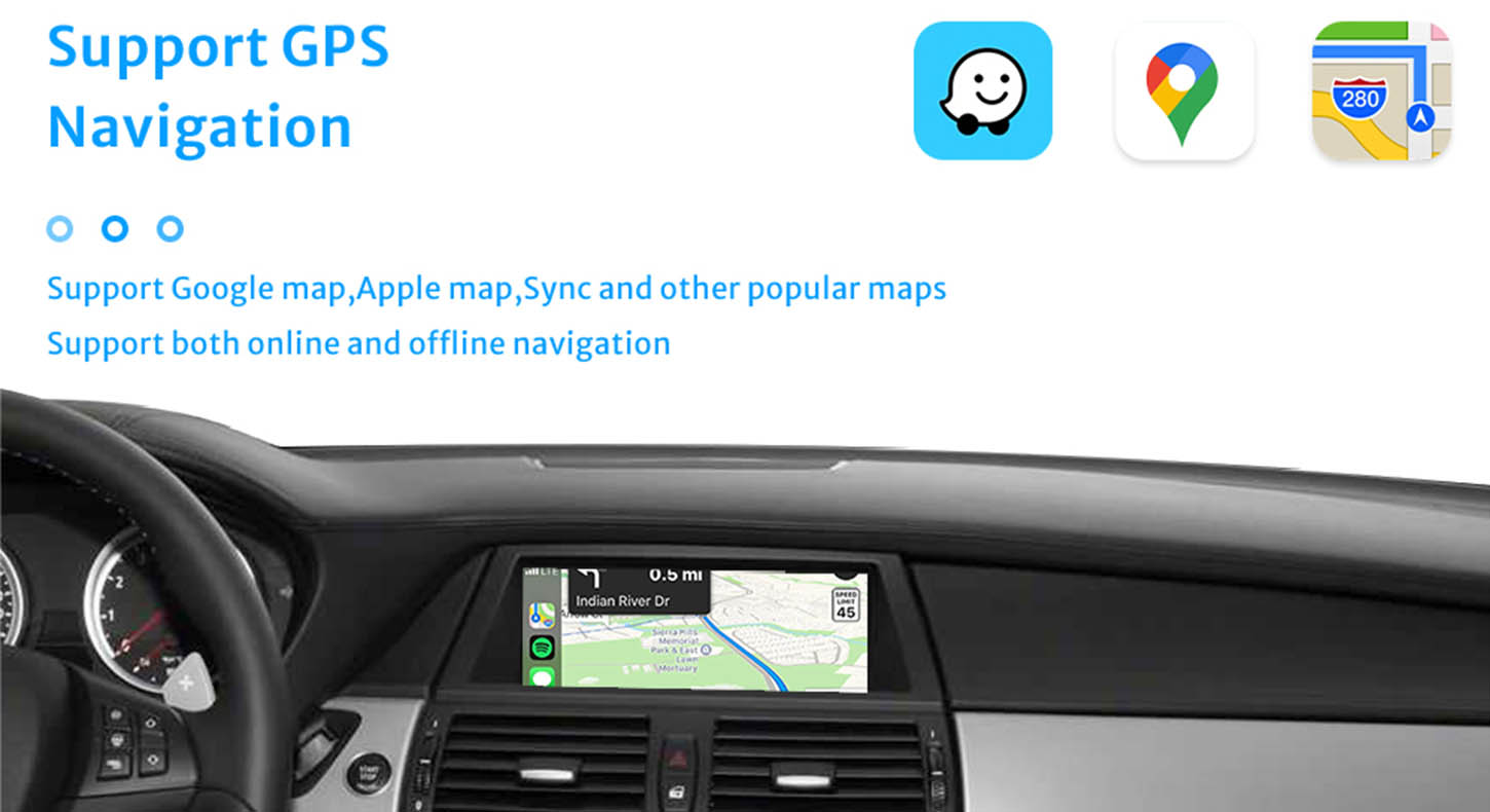 Wireless CarPlay Module Android Apple Auto Interface for BMW EVO X1 F49 X2 F39