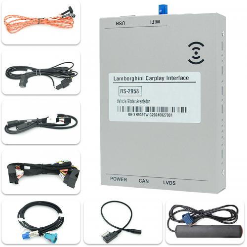 7'' best carplay wireless adapter for Lamborghini Aventador 2016
