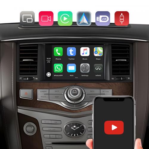 Wireless CarPlay Android Auto Multimedia Interface For Infiniti